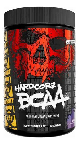 Bcaa Hardcore Mutant Aminoacidos Suplemento 30 Servicios Sabor Grape