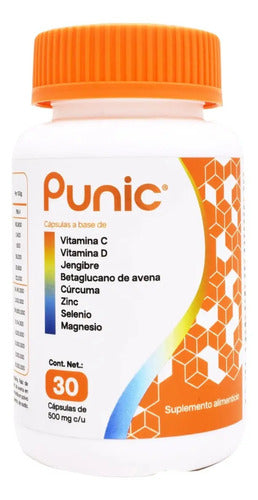 Vitaminas Punic De Granagard Con Omega 5 Y Ácido Punícico En Cápsulas, 30 Unidades Sin Sabor