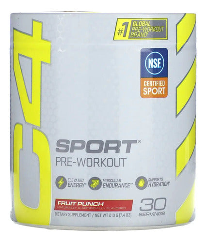 C4 Sport Pre-workout 30 Dosis De Cellucor Utiliza Sabor A Zumo De Fruta Jugo De Frutas