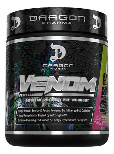 Dragon Pharma Venom 40 Servicios Sabor Sandía