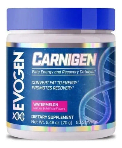 Evogen Carnigen Recovery Energy 50 Servicios Sabor Watermelon Sandía