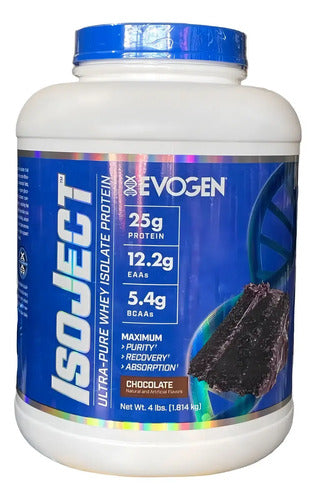 Evogen Isoject Ultra Pure Whey 4 Libras Sabor Chocolate