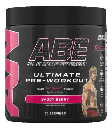 Applied Nutrition Abe All Black Everything Pre-entreno 30srv Sabor Barry Berry