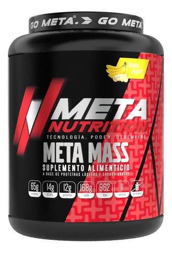 Proteina Meta Nutrition Meta Mass 2.72 Kg Sabor Banana
