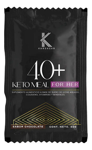 Kardagar 40+ Kardagar Keto Meal Sabor Chocolate For Her