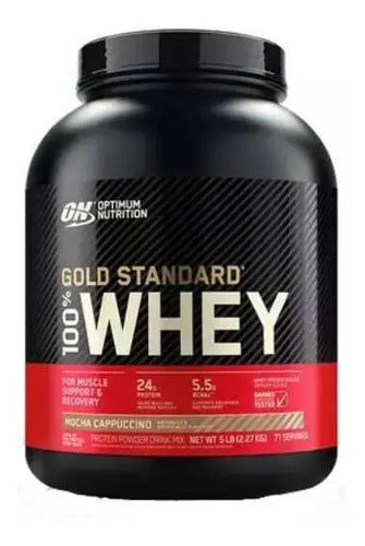 Suplemento En Polvo Optimum Nutrition Proteína Proteína De Gold Standard 100% Whey Sabor Mocha Cappuccino X 2.27kg