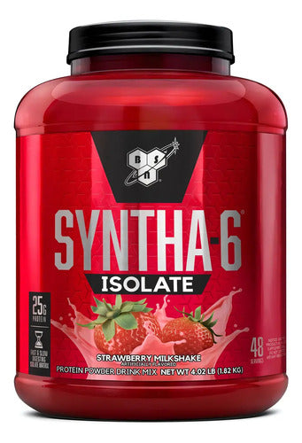 Suplemento En Polvo Bsn Proteína De Syntha-6 Isolate Sabor Strawberry Milkshake X 1.82kg