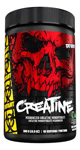 Creatina Mutant Monohidratada 300 G Sin Sabor