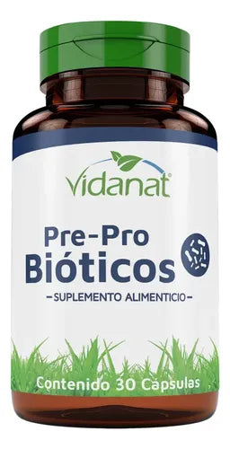 Pre Probioticos 30 Cap Vidanat Sin Sabor Sin Sabor