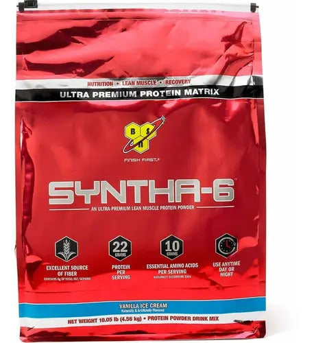 Proteina Bsn Syntha-6 Costal 10 Libras ( 4.56 Kg) Sabor Vainilla Ice Cream Nieve De Vainilla