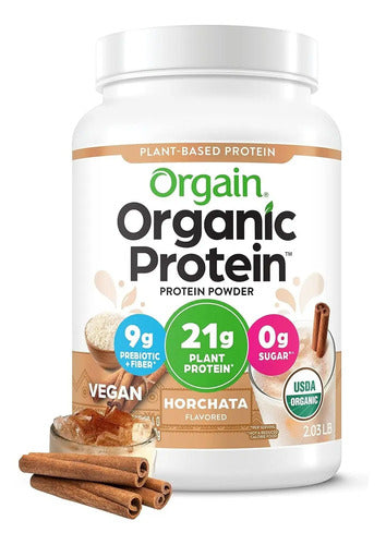 Proteína Orgánica Orgain 1.242 Kg Vegano Sabores Horchata Horchata Vainilla