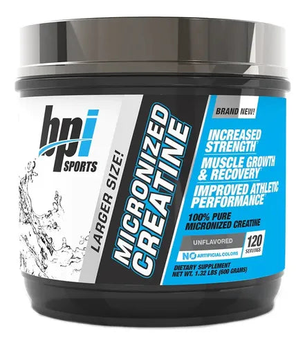 Creatina Micronizada 600g Bpi Sports Suplemento Deportivo Sin Sabor