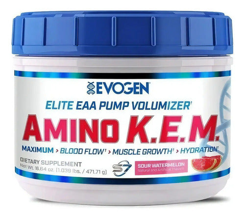 Aminoácidos Deportivos Evogen Amino K.e.m. Sabor Sour Watermelon 30 Serv