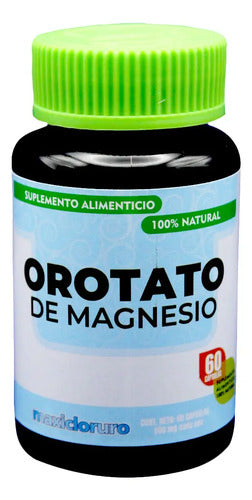Maxicloruro Orotato Cápsulas Sin Sabor 500mg X 60 Unidades Vegano Sin Gluten
