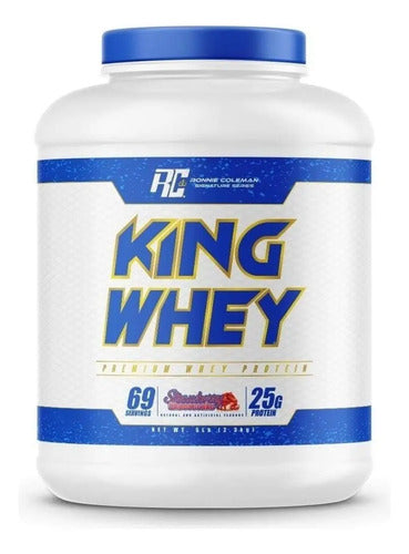 Proteina King Whey Ronnie Coleman 5 Lb Sabor Frutilla Fresa