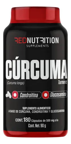 Rednutrition Suplemento Nutricional Cúrcuma Cápsulas Veganas Sin Sabor 180 Caps