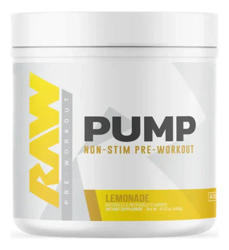 Pre Entreno Pump Raw Nutrition 40 Servicio Los Sabores Sabor Lemonade Limonada