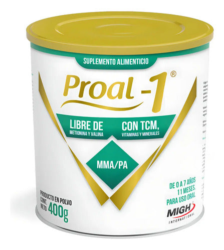 Suplemento Alimenticio Proal 1 Migh 400 Gr Metabolico Sin Sabor