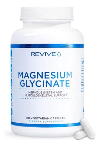 Magnesio Revive Glycinate Cápsulas Sin Sabor 120 Unidades