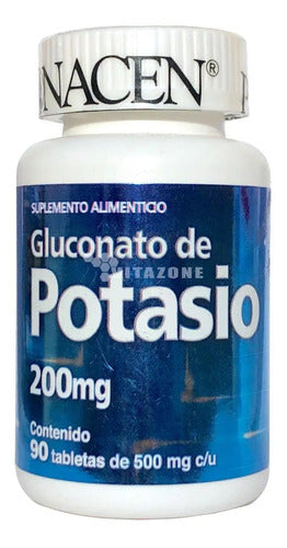 Potasio Y Magnesio 90 Tabletas Pronacen Sin Sabor