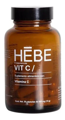 Sesen - Hebe - Vitamina C - 30 Caps - Calcio, Magnesio, Potasio - Sin Sabor