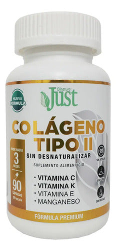 Colágeno Tipo 2 Premium. Sin Desnaturalizar 90 Cápsulas Olnatura Just Natural