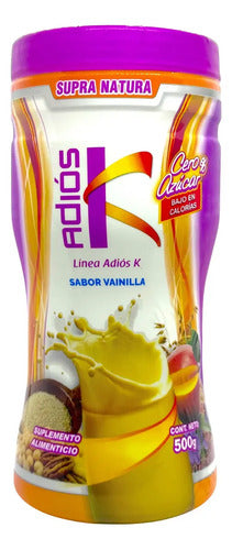Adios K Malteada Sabor Vainilla 500 G Supra Natura