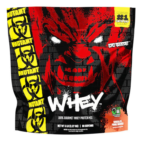 Suplemento Mutant Proteína Whey Sabor Chocolate Fudge Brownie De 2.27kg Polvo