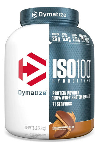 Iso 100 Proteína Hydrolyzed Dymatize 5 Lbs Chocolate Peanut Butter