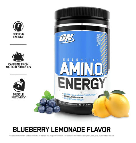 Aminoacidos On Essential Amino Energy 30 Servicios Sabores! Sabor Limonada De Mora Azul Limonada De Arándanos