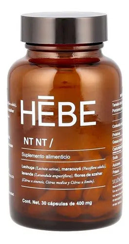 Suplemento Herbal Sesen Hebe Para Dormir Y Relajarse Con Lavanda Y Maracuyá Sin Sabor