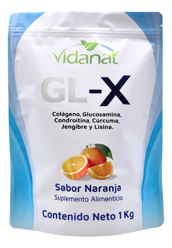 Colageno Glucosamina Condroitina Gl-x Vidanat Sb Naranja 1kg Sabor Sabor Naranja