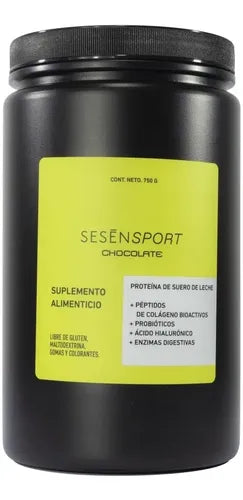 Sesen Sport Proteína De Suero De Leche Con Colágeno 750g Sabor Chocolate
