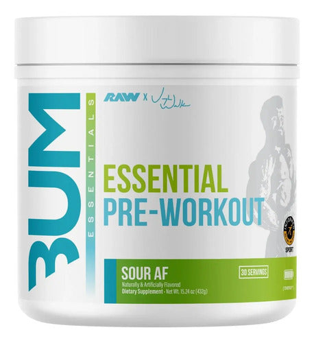 Cbum Pre Entreno Raw Essential 30 Servicios Sabor Sour A F Sour Af