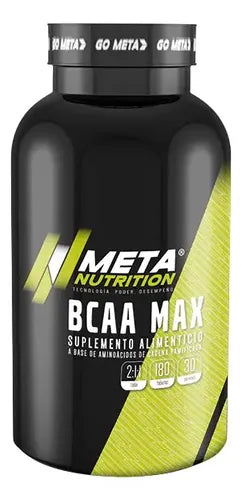 Aminoacidos Bcaa Meta Nutrition Bcaa Max 180 Tabletas Sabor Sin Sabor