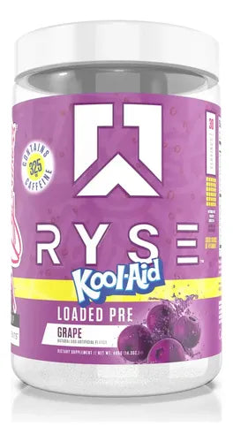 Ryse Kool Aid Loaded Pre Entreno 30 Serv Sabor Grape Uva Sabor Kool Aid Uva