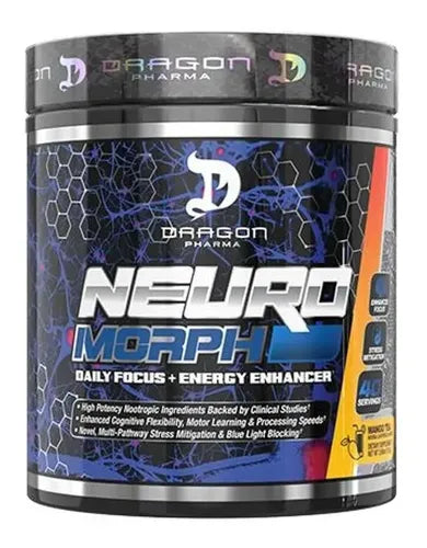 Dragon Pharma Neuromorph 40 Serv Energia Enfoque Anti Estres Sabor Piña Colada