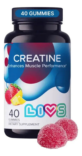 Creatine Livs 40 Gomitas De Creatina Tropical Fruit Punch Tropical Fruit Punch