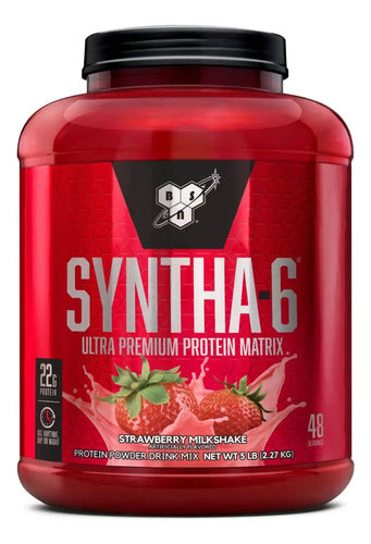 Suplemento En Polvo Bsn Ultra Premiun Protein Matrix Proteína De Syntha-6 Sabor Strawberry Milkshake X 2.27kg