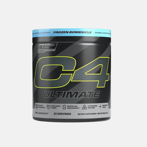 Pre Entreno C4 Ultimate 5ta Generación Usa Fuerza Sabor Frozen Bombsicle