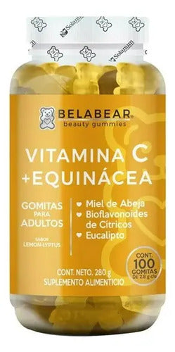 Vitamina C Y Equinácea Solanum: Gomitas Para Defensas Sabor Limón