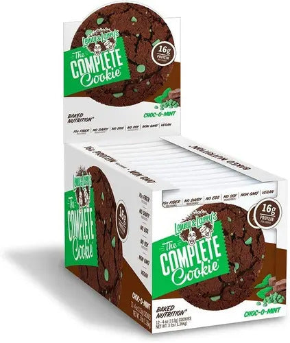 Pack De Galletas De Proteína Lenny & Larry's Complete Cookies Sabor Chocolate Con Menta, 12 Unidades