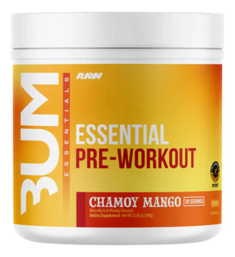 Pre Entreno Cbum Essential 30 Servicios 390 Gr Sabor Chamoy