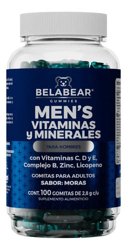 Suplemento En Gomitas Solanum Pharma Men's Multi Sabor Moras De 280g 100 Un