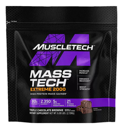 Proteina Mass Tech Muscletech 6 Lbs Triple Chocolate Brownie Brownie De Triple Chocolate