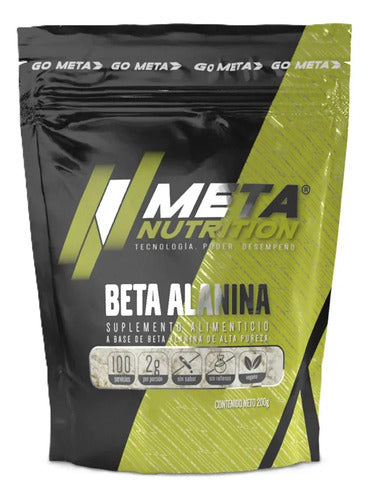 Beta Alanina Meta Nutrition 200grs 100 Serv Sin Sabor