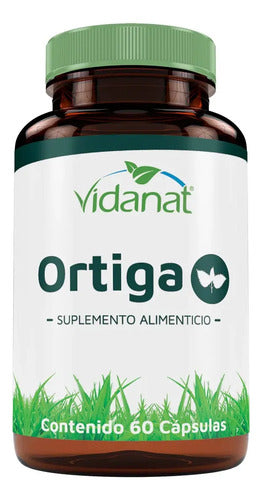 Ortiga Vidanat 60 Cápsulas Suplemento Alimenticio Sabor Sin Sabor