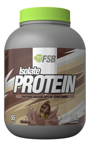 Proteina Whey Isolate Protein Fsb 1.95kg 65 Servicios Wpi Sabor Chocolate Ice