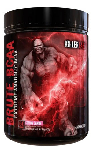 Suplemento Con Aminoacidos Killer Labz Brute Bcaa 60 Servicios Sabor Algodón De Azúcar
