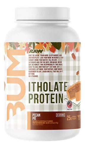 Raw Nutrition Cbum Itholate Protein 2 Lbs 775 Gr 25 Servicios Sabor Pecan Pie